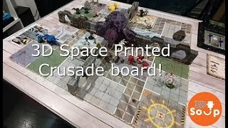 3D printed space crusade walls and doors 3d printed on an Ender3 3d printer [upl. by Nader486]