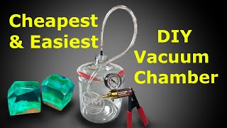 EASIEST amp CHEAPEST Vacuum Chamber DIY for epoxy castings amp resin pouring [upl. by Sorac]