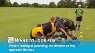 Rugby Coaching Video  Ruck Attack [upl. by Terzas]