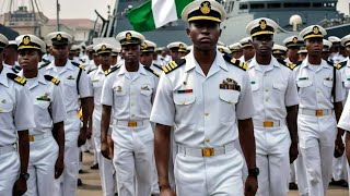 Nigerian navy parade ⚓⚓ nigeriannavy navypersonnel [upl. by Neilson]