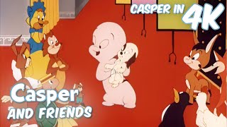 Casper Saves Kittens 😻  Casper and Friends in 4K  15 Hour Compilation  Cartoon for Kids [upl. by Nirda612]