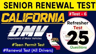 California DMV Written Test 2024  DMV Senior Written Test 2024 California  californiadmvtest [upl. by Jola]