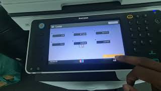 Ricoh MP C2011 Printer How to Access and Print the Configuration Page [upl. by Althee]