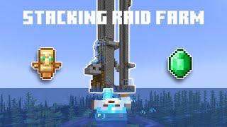 Ianxofours AFK Stacking Raid Farm Overview  56K EmeraldsHour Minecraft Java 1182 [upl. by Nauqet]