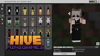 ZOMBIE ARM cosmetic skin for MCPE 24skins  working on thehive [upl. by Tran]