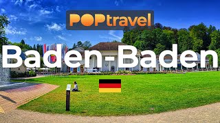 BADENBADEN  Germany 🇩🇪 Summer Tour  4K 60fps UHD [upl. by Naibaf]