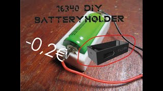 DIY Boitier batterie 16340  CR123 [upl. by Ellenet]