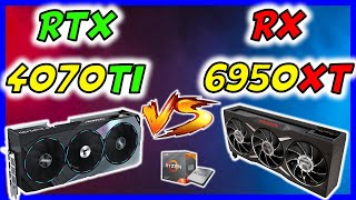 RTX 4070 Ti 12GB vs RX 6950 XT 16GB Test in 15 Games [upl. by Wendel936]