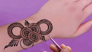 New stylish mehndi design  easy arabic mehndi design  mehndi ka design  mehndi design  mehndi [upl. by Kimberlyn]