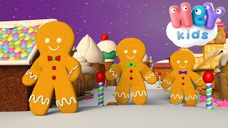 Tre Pepparkaksgubbar  Julsånger för barn  HeyKids [upl. by Eseela280]