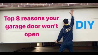 How to fix a garage door that won’t open or close [upl. by Unity]