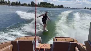 Surfing the AllNew 2024 Nautique G25 Paragon  Idaho Water Sports [upl. by Mutz825]