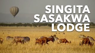 Singita African Safari Experience  Sasakwa Lodge has AMAZING accomodations [upl. by Legnaleugim]