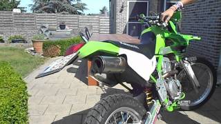 Kawasaki klx 300r start up [upl. by Zorine85]