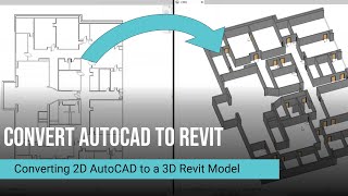 Quickly Convert 2D AutoCAD to 3D Revit [upl. by Eralcyram]