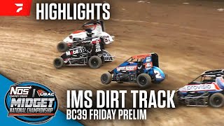 BC39 Friday Prelim MakeUp  USAC Midgets at Indianapolis Motor Speedway 92924  Highlights [upl. by Nylsirhc]