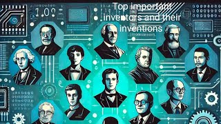 quotTop important inventors and their inventions for competitive examsquot [upl. by Rieger951]