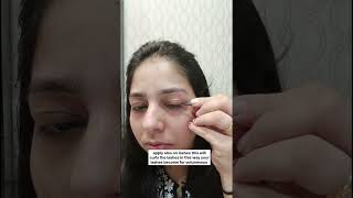 Easy Tips for Voluminous Eyelashes 😍 easytips eyelashesgrowth youtubeshorts [upl. by Anadal]