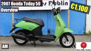 Honda Today 50  Honda today 50cc overview  review  2007 Honda today 50 silver review [upl. by Stickney296]