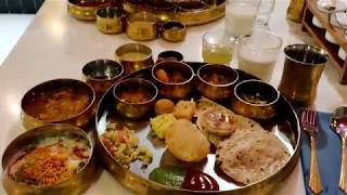 Aagrah Gujarati Thali Chandkheda Ahmedabad  Perfect Authentic Gujarati Thaali viralvideo unlimi [upl. by Digdirb]