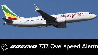 Boeing 737 Overspeed Alarm [upl. by Deirdre897]