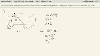 Stereometria  kurs podstawowy  część I [upl. by Altis738]