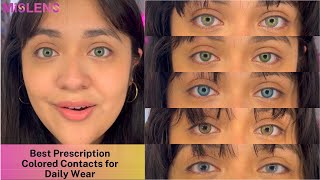 MISLENS Best Prescription Colored Contacts for Daily Wear – My Top Picks mislens colorcontacts [upl. by Aneev]