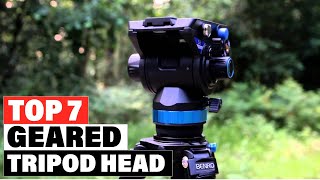 Geared Tripod Head ✅ Best Geared Tripod Heads 2024 Buying Guide [upl. by Brinna]