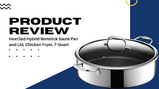 HexClad Hybrid Nonstick Sauté Pan Review  Best AllinOne Pan for Large Meals  REVIEW KITCHENS [upl. by Ahcmis]