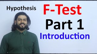 F Test part 1 Introduction Hypothesis Set Up formula Discussion MBS first Semester Statistics [upl. by Laon183]