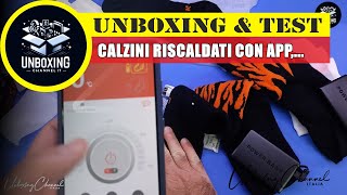 Calzini riscaldati con APP Ricaricabili 5000 mAh  CATGIFF [upl. by Olen]