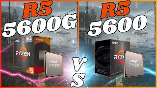 Ryzen 5 5600G vs Ryzen 5 5600  RX 7800 XT Testes em 12 Games [upl. by Ekusoyr]