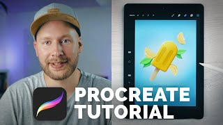 Einfach illustrieren mit Procreate auf dem iPad Tutorial für Anfänger  Teil 12 Deutsch [upl. by Oakley]
