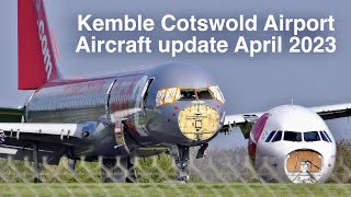 The UK Aircraft Graveyard  Kemble Cotswold Airport Aircraft Update April 2023 [upl. by Esnofla]