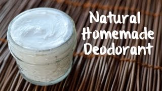 How to Make Natural Deodorant 3 ingredients [upl. by Eilhsa]