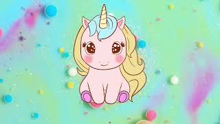 Cute Unicorn drawing and coloring video drawtube28 [upl. by Gustave]