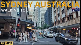 Sydney Australia Virtual Walking tour  Glebe to Darling Harbour  4K HDR [upl. by Enelrihs]