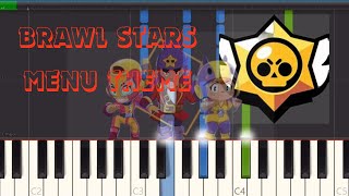 Brawl Stars Menu Theme  Piano Tutorial With Sheet Music [upl. by Ecyrb]