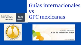 EPOC diferencias de la GOLD 2023 y la GPC mexicana [upl. by Sidoney]