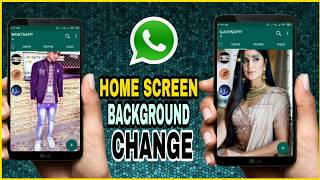 Fm Whatsapp me home screen photo kaise Lagaye  How to Change whatsapp background  fmWhatsapp [upl. by Nikolaus412]