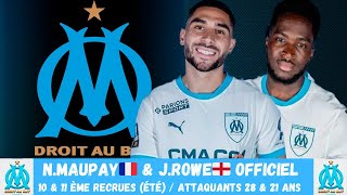 🔵⚪MERCATO OM🔵⚪  ✅ LES DERNIERS OFFICIELS🚨10 amp 11E RECRUES ✍️ PROLONGATION✍️ amp BILAN MERCATO [upl. by Assenaj]