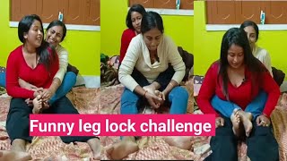 Leg lock video ll Funny leg lock [upl. by Mehs]