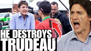 Trudeau gets HUMILIATED by blue collar Canadian HERO [upl. by Elleniad]