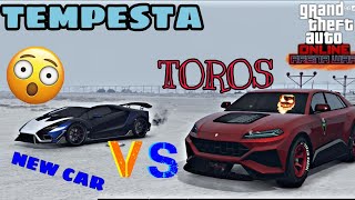 PEGASSI TOROS VS TEMPESTA quot DRAG RACE quot IN GTA 5 ONLINE [upl. by Soirtemed]