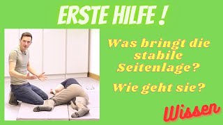 LEBEN RETTEN  Stabile Seitenlage [upl. by Hugh]