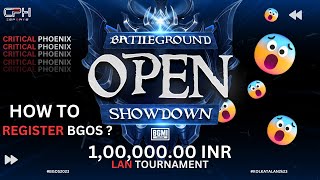 HOW TO REGISTER BGOS LAN EVENT  PRIZE POOL 100000 INR  JOIN DISCORD [upl. by Annmaria625]