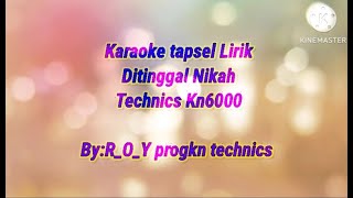 Karaoke Tapsel di tinggal nikah [upl. by Gilburt]