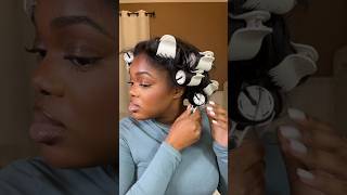 4C Hair Transformation Trying Remington Shine Therapy Hot Rollers blowout hairtutorial hair [upl. by Atena]