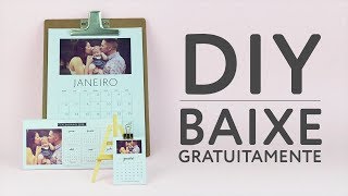 Calendários Personalizáveis 2019 Baixe Grátis [upl. by Aurelea]