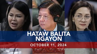 UNTV Hataw Balita Ngayon  October 11 2024 [upl. by Clarie]